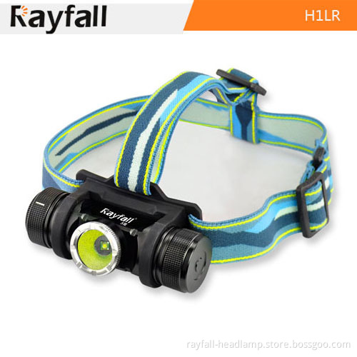 Rayfall Rechargeable LED Head Torch with 1*18650 Battery (Model: H1LR)